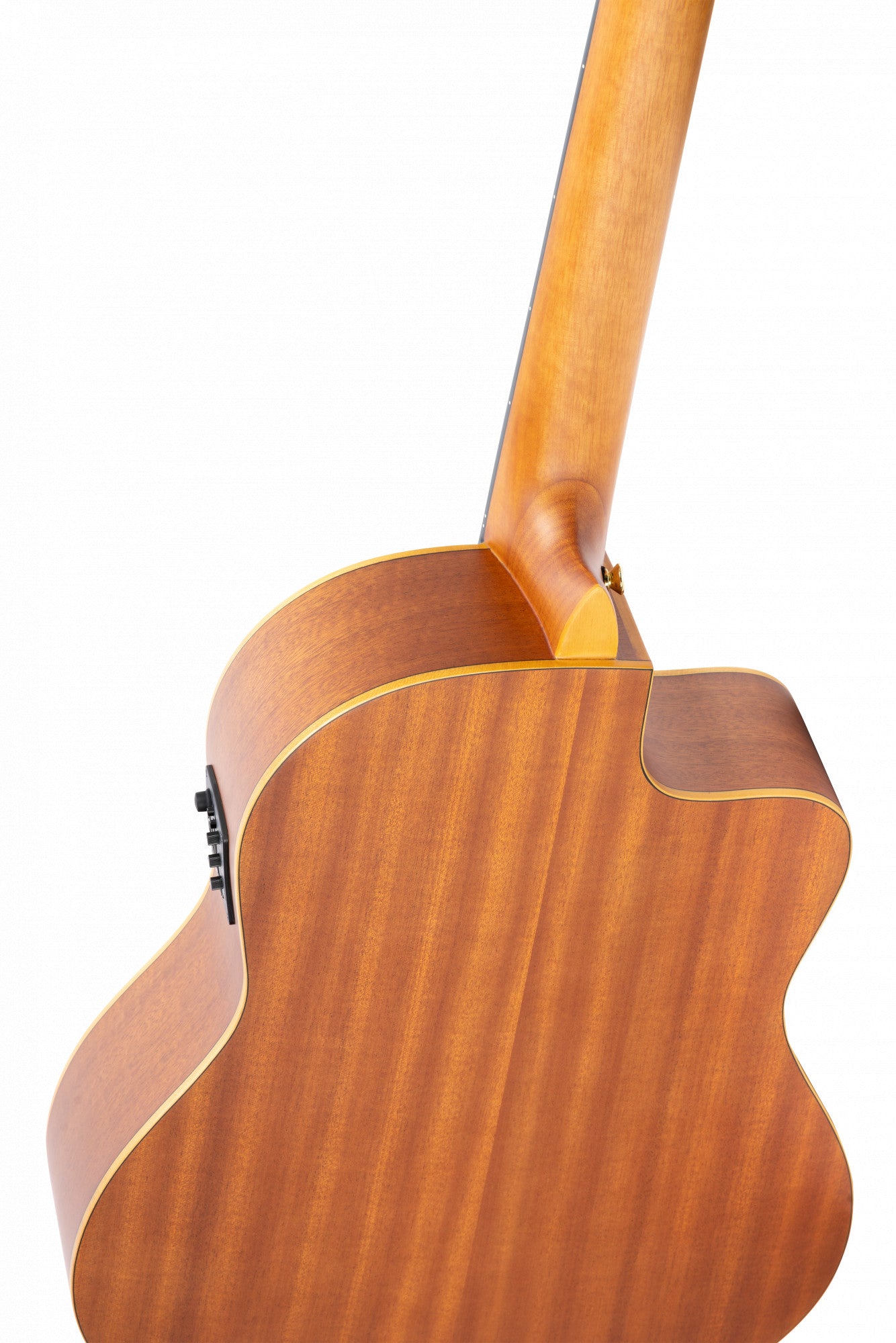 ORTEGA Family Series Pro 4/4 Slim Neck Konzertgitarre 6 String Lefty - Massive Zeder / Mahagoni Natur + Bag