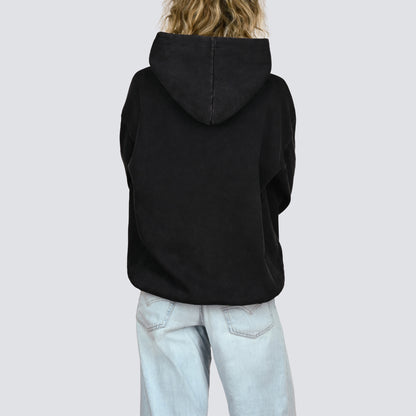 MEINL Cymbals Oversized Hoodie Vintage Logo Denim Gray - Größe XXXL