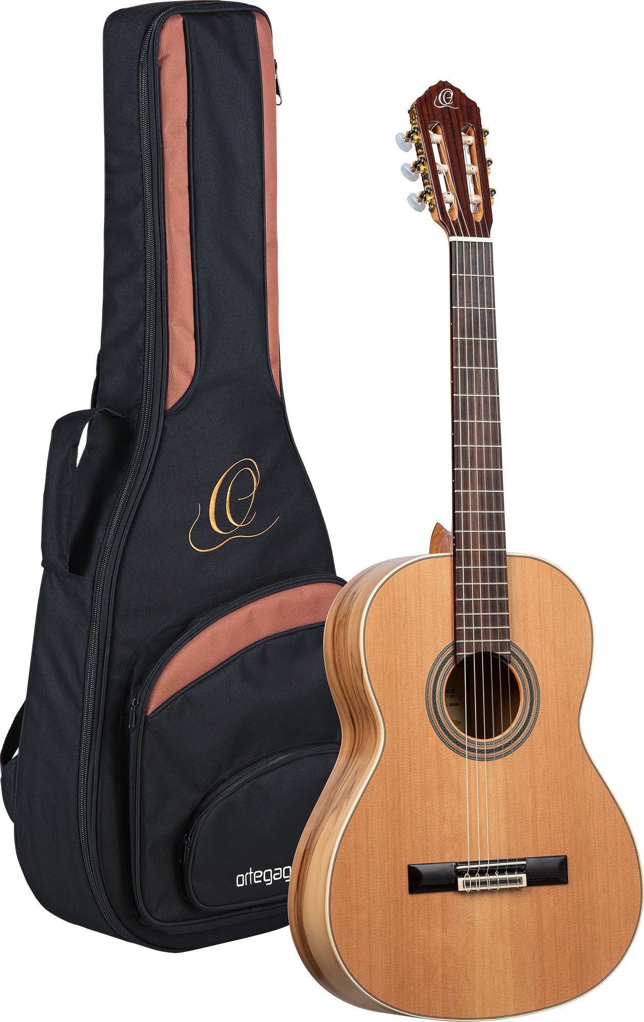 ORTEGA Traditional Series 4/4 Nylon String Guitar 6-String + Pro Gigbag