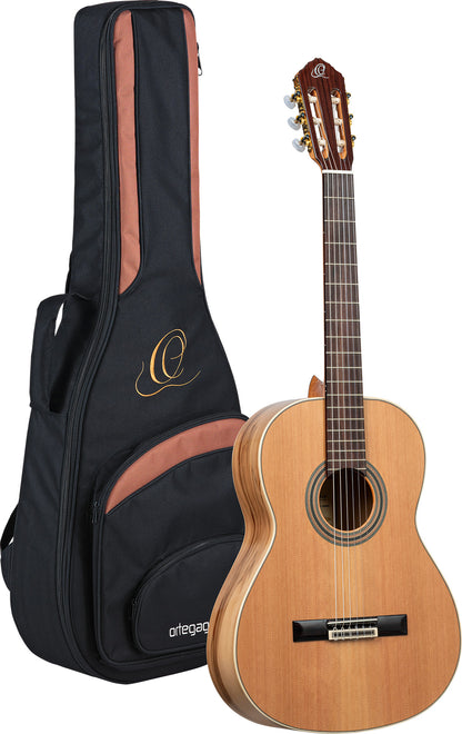 ORTEGA Traditional Series 4/4 Nylon String Guitar 6-String + Pro Gigbag