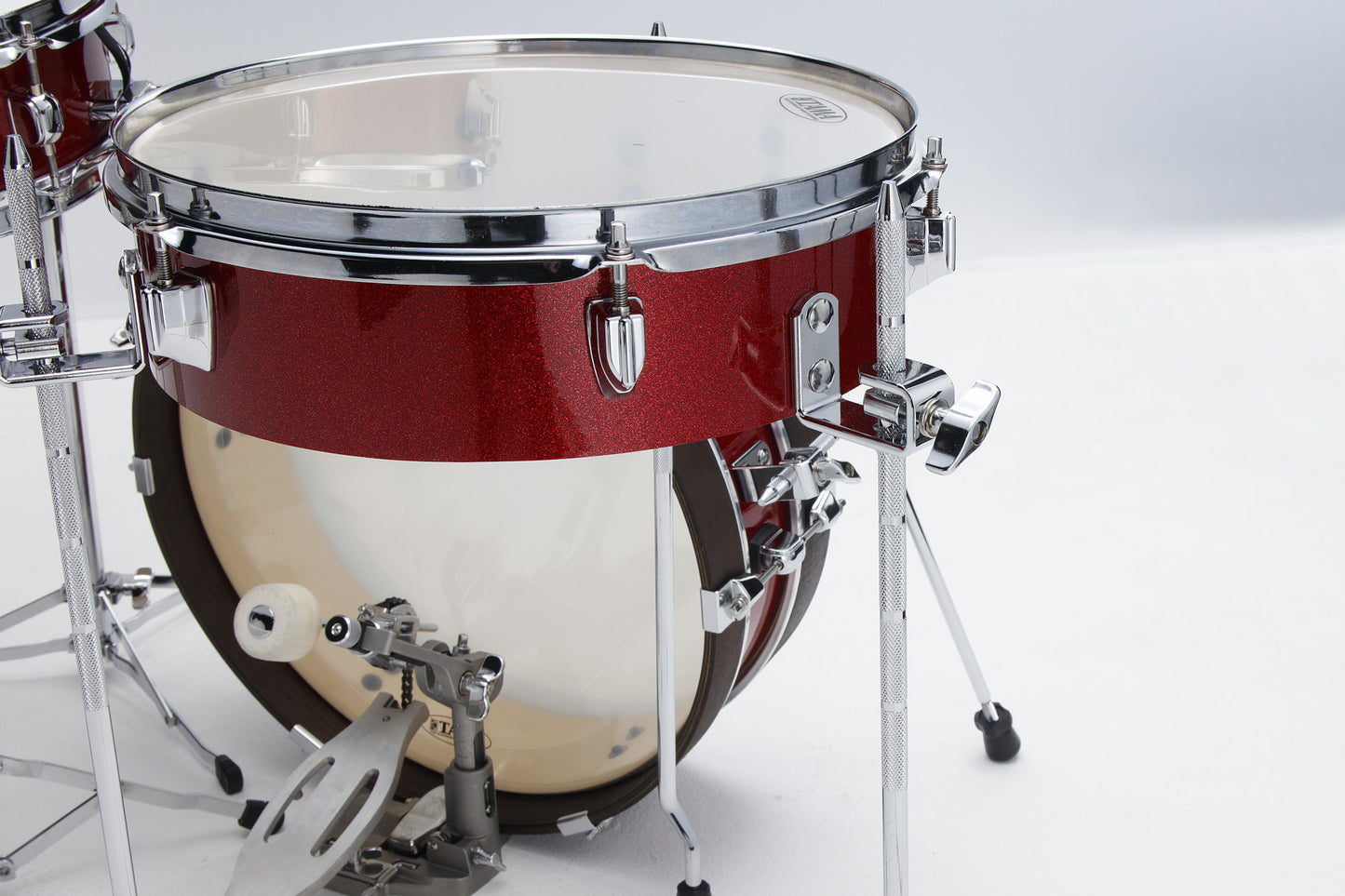 TAMA Club-Jam Pancake Shell Kit 4 teilig - Burnt Red Mist/Chrom HW