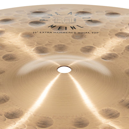 MEINL Cymbals Pure Alloy Extra Hammered Hihat - 15"