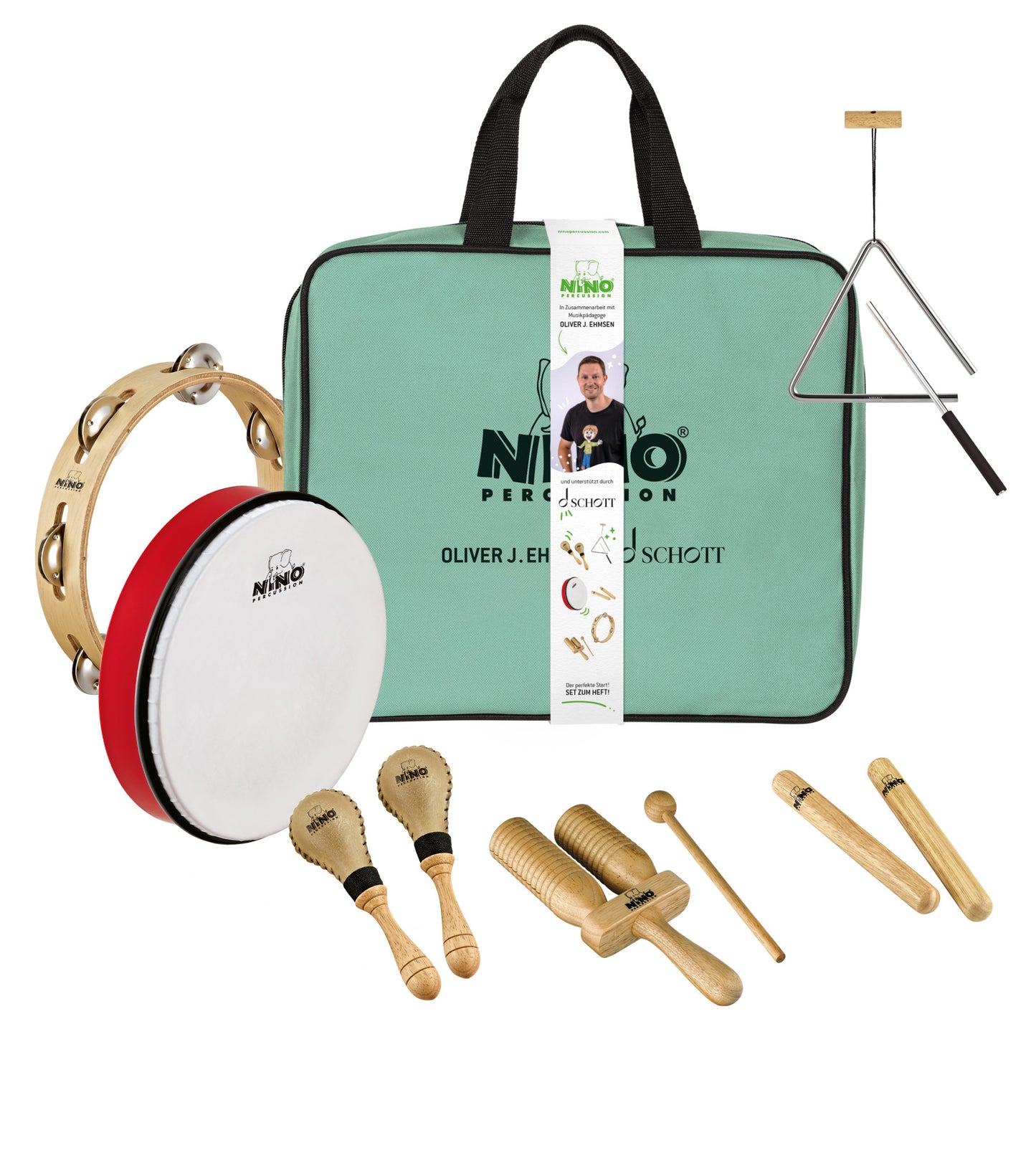 NINO Percussion Schul-Percussion-Instrumenten-Set