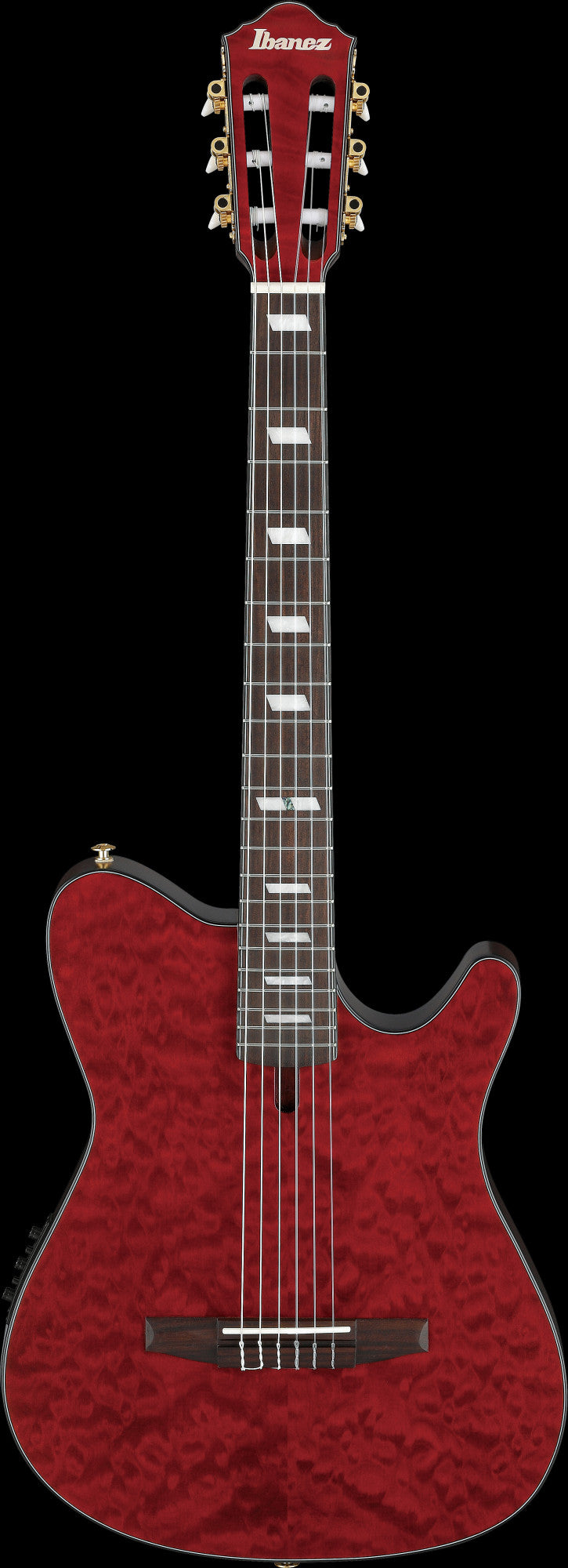 IBANEZ FRH Nylon-Saiten-Gitarre 6-String - Wine Red Low Gloss