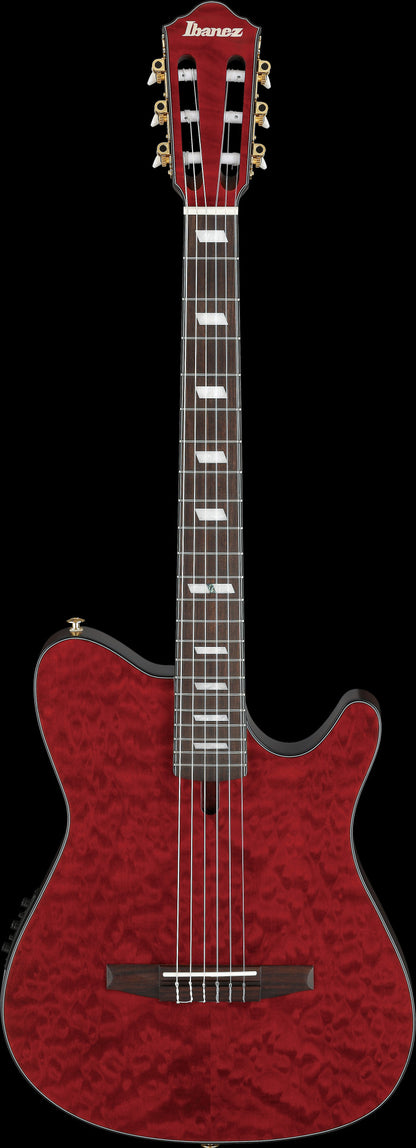 IBANEZ FRH Nylon-Saiten-Gitarre 6-String - Wine Red Low Gloss