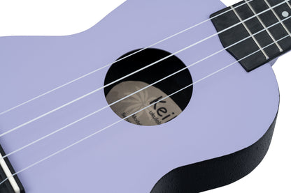 KEIKI K2 Serie Sopran Ukulele Set - Agathis / ABS Lavender Field
