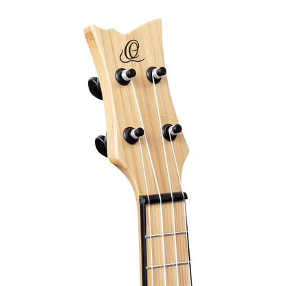 ORTEGA Bamboo Series Concert Ukulele 4 String - Solid Bamboo Natural + Bag