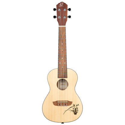 ORTEGA Bonfire Series Concert Ukulele 4 String - Spruce/Sapele Natural