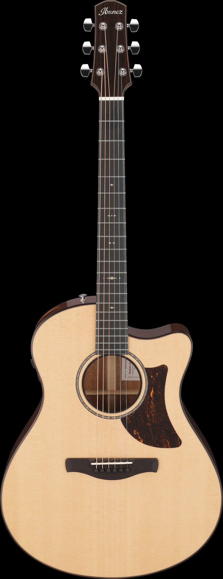 IBANEZ Advanced Acoustic, Platinum Collection 6-Str Natural High Gloss Auditorium Body