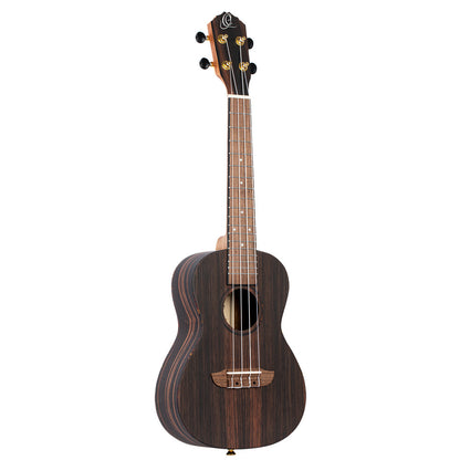 ORTEGA Timber Serie Konzert Ukulele 4 String Lefty - Ebony Natural + Bag