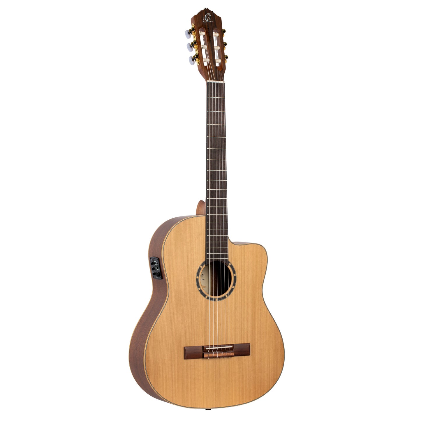 ORTEGA Family Series Pro 4/4 Slim Neck Konzertgitarre 6 String - Massive Zeder / Mahagoni Natur + Bag