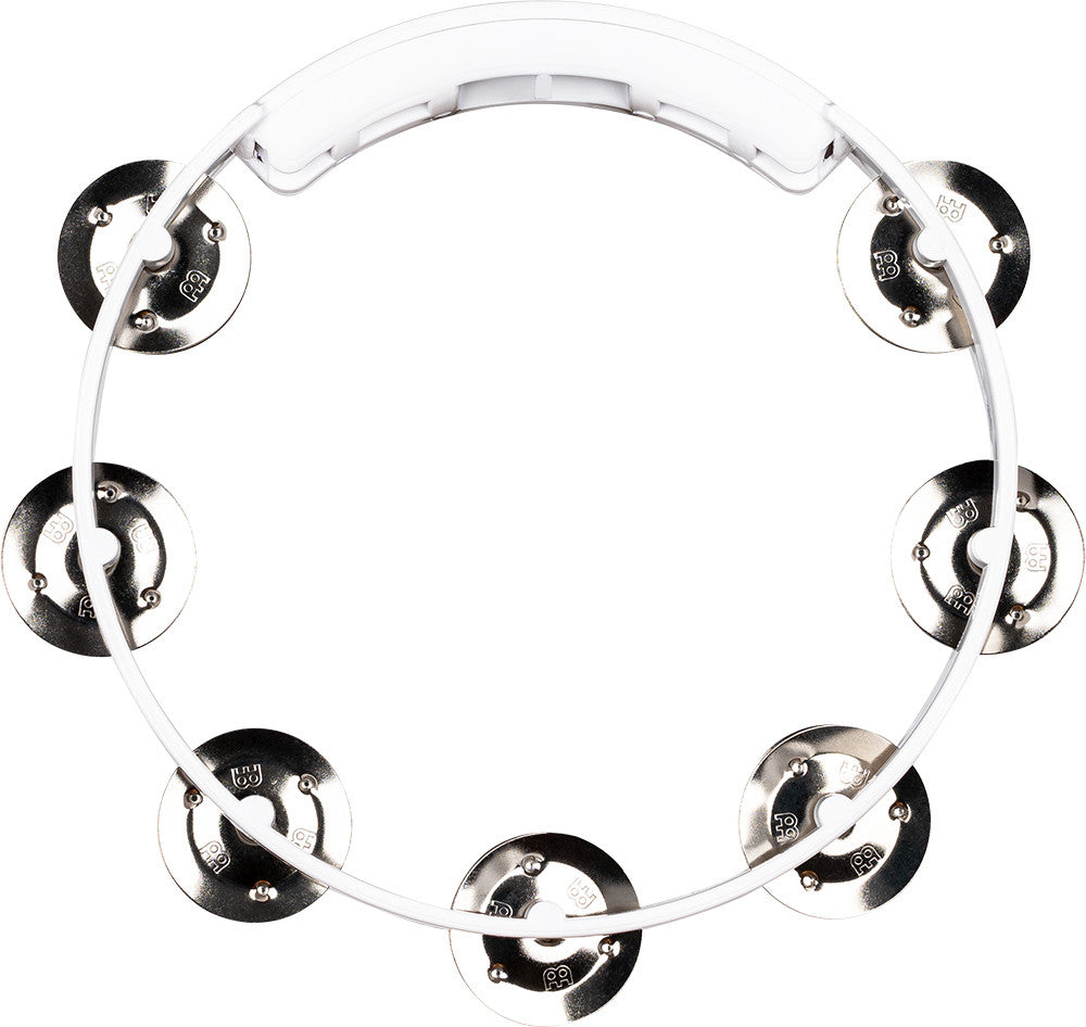 MEINL Percussion Headliner® Series Molded ABS Tambourine - 8" White