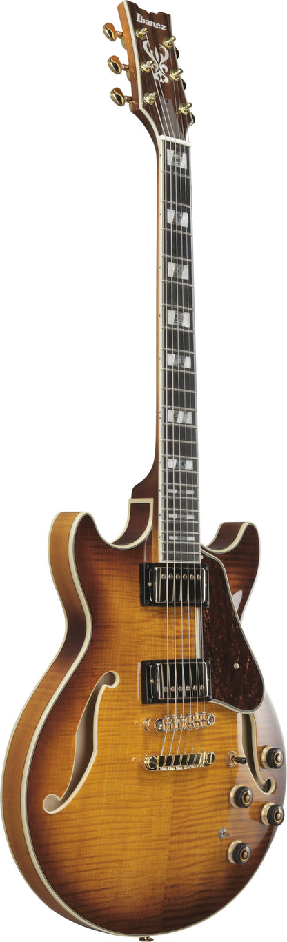IBANEZ Artstar AM Hollow Body Gitarre 6-String - Antique Tobacco Burst + Koffer