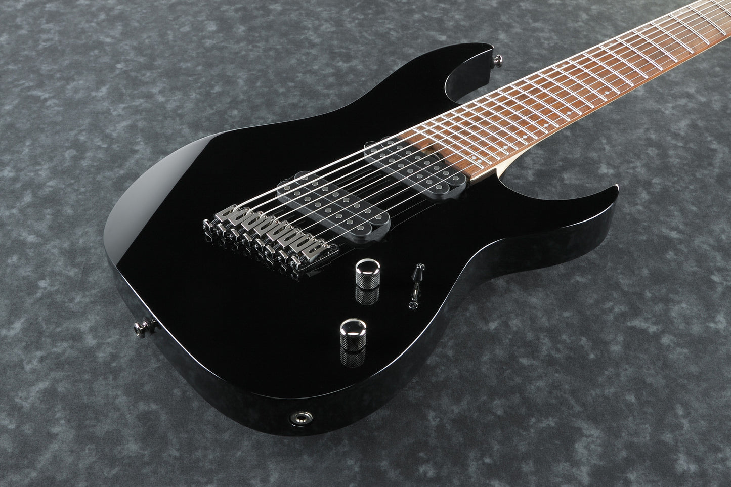 IBANEZ RG-Serie E-Guitar 8 String Multiscale - Black