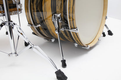TAMA Superstar Classic Shell Kit 3 pcs - Natural Ebony Tiger Wrap/Chrome HW