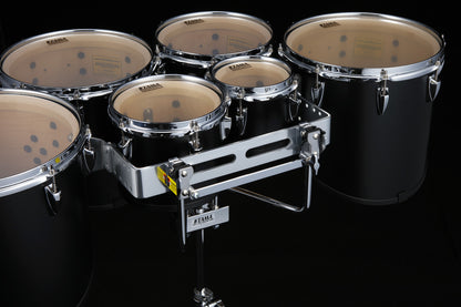 TAMA Fieldstar Freedom Marching Tenor Drum small quad 8" / 10" / 12" / 13" - Vintage Gold Sparkle/Chrome HW