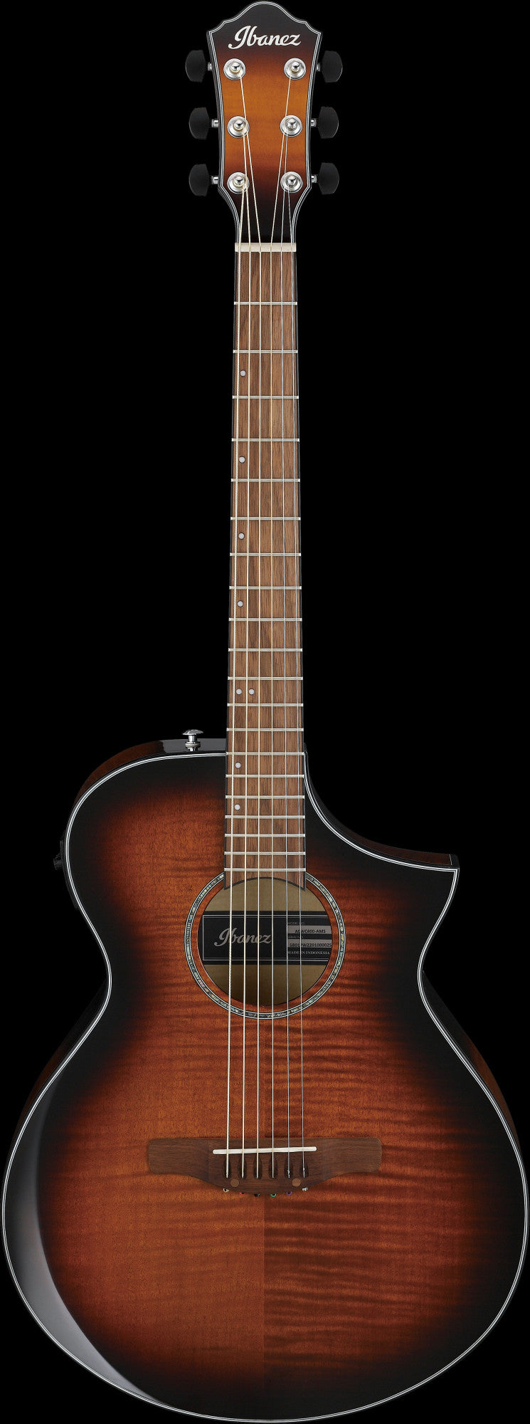 IBANEZ AEWC Acoustic Guitar 6-String - Amber Sunburst High Gloss