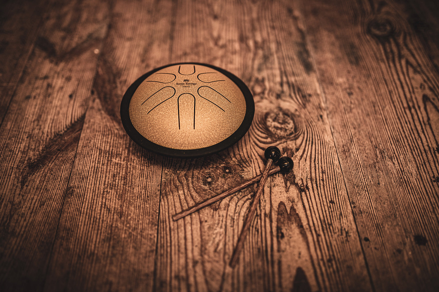 MEINL Sonic Energy Mini Steel Tongue Drum 6" - H Dur/6 Töne/440 Hz - Gold