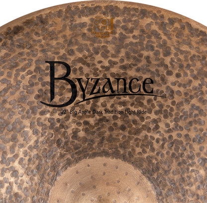 MEINL Cymbals Byzance Dark Big Apple Tradition Light Ride - 22"