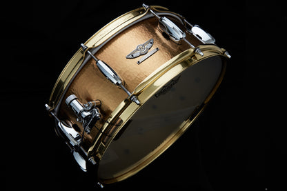 TAMA STAR Reserve Hand Hammered Brass Snare Drum 14" x 5,5"