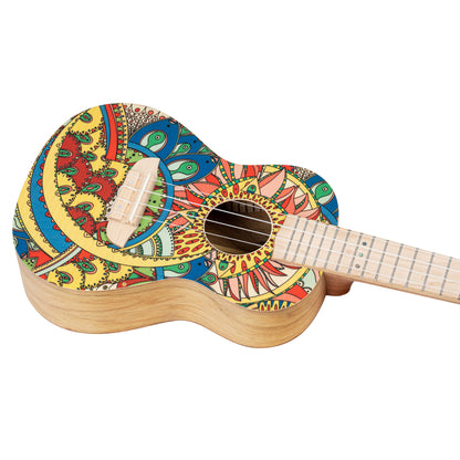 ORTEGA Art Serie Konzert Ukulele 4 String - Spruce / Catalpa Mystic India