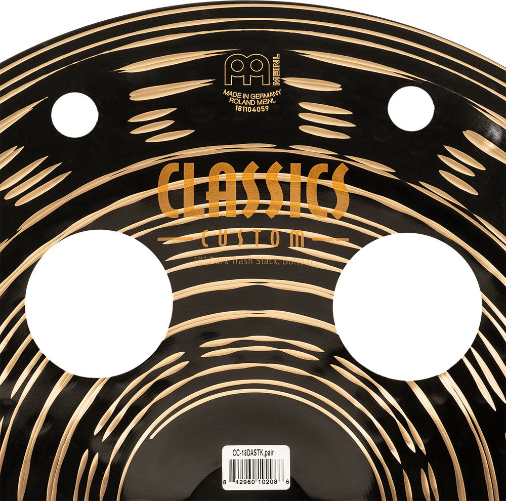 MEINL Cymbals Classics Custom Dark Trash Stack - 18"