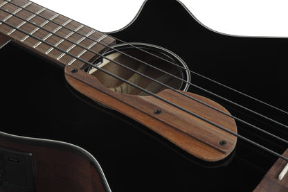 IBANEZ AEGB Acoustic Bass 4-String - Black High Gloss