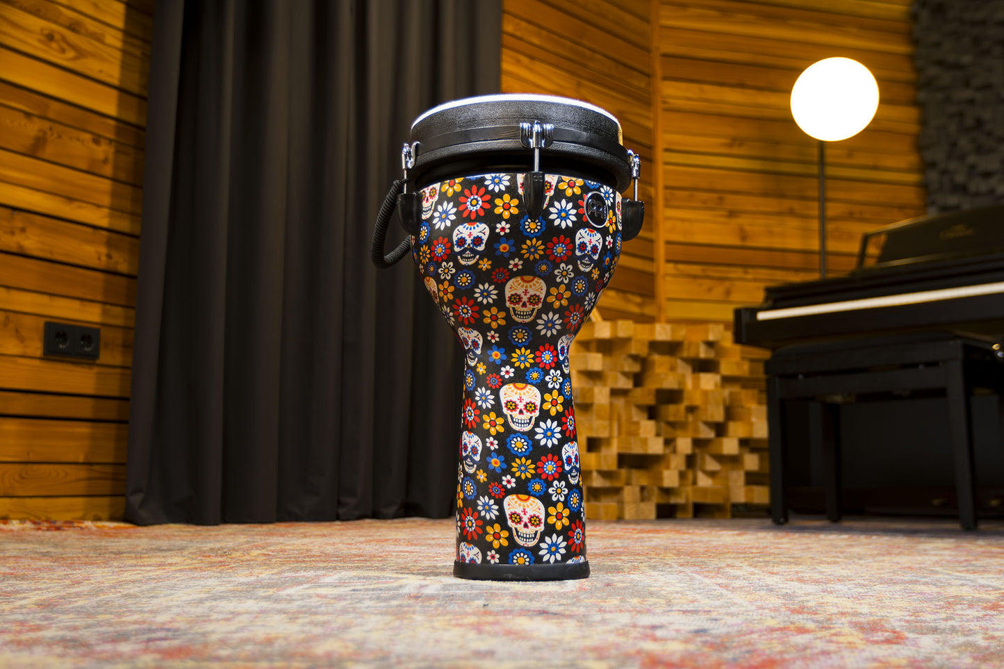 MEINL Percussion Jumbo Djembe 10" - Day Of The Dead