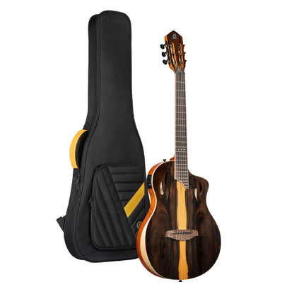 ORTEGA TourPlayer Series 4/4 size Nylon String Guitar 6-String + Pro Gig Bag