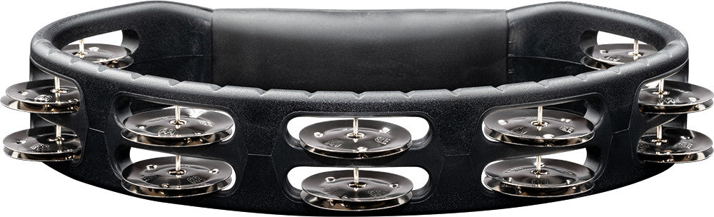 MEINL Percussion Headliner® Series Molded ABS Dual-Row Tambourine - Black