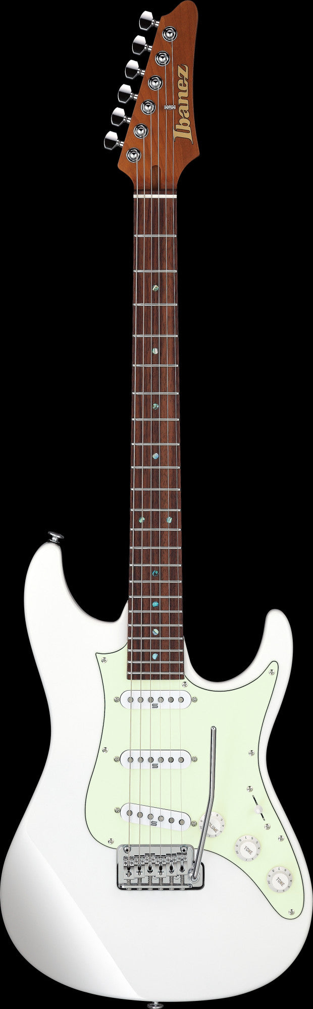 IBANEZ Luca Mantovanelli Signature Electric Guitar 6-String - Luna White + Case