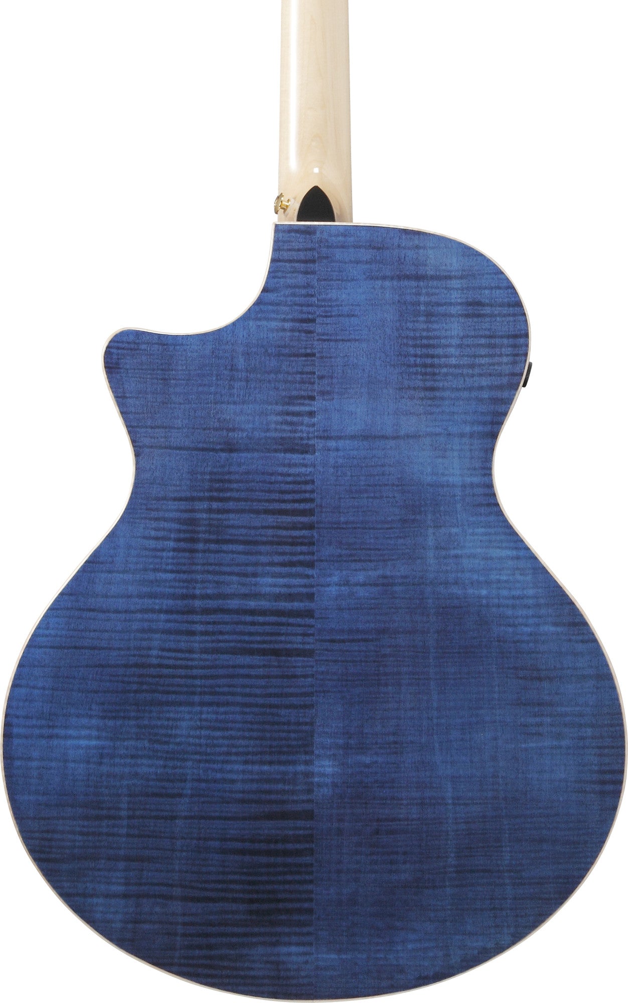IBANEZ AE Akustikgitarre 6-String - Natural High Gloss Decke, Aqua Blue High Gloss Zargen & Boden