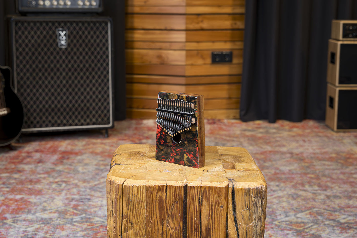 MEINL Percussion Sound Hole Designer Kalimba - Lava
