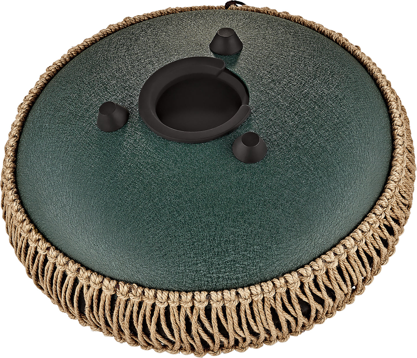 MEINL Sonic Energy Medium Octave Steel Tongue Drum 10" - F# Minor/8 Notes/432 Hz - Dark Green