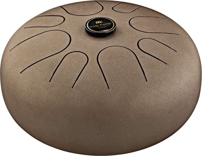 MEINL Sonic Energy Steel Tongue Drum 12" - A Minor/8 Notes/440 Hz - Vintage Brown