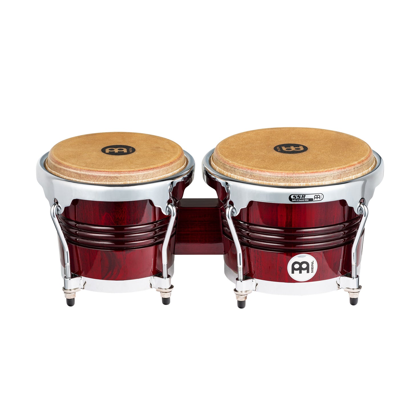 MEINL Percussion Marathon Exclusive Serie Bongo 6 3/4" Macho & 8" Hembra - Wine Red