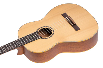 ORTEGA Family Series Pro 4/4 Classical Slim Neck Guitar 6 String Lefty - Cedar / Mahogany Natural + Gigbag