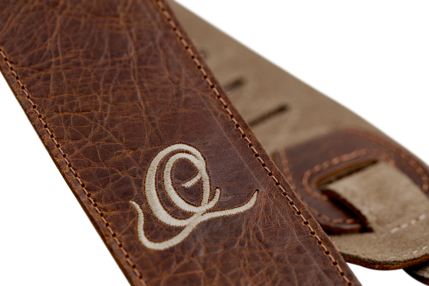 ORTEGA Wildledergitarrengurt - Vintage Malt