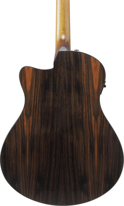 IBANEZ Advanced Acoustic AAM Acoustic Guitar 6-String - Transparent Charcoal Burst