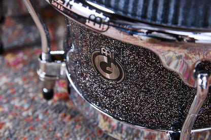 MEINL Percussion Artist Series Bongo Diego Galé, REMO® Black Calfskin Skyndeep Heads  - 7" & 8 1/2" Midnight Star
