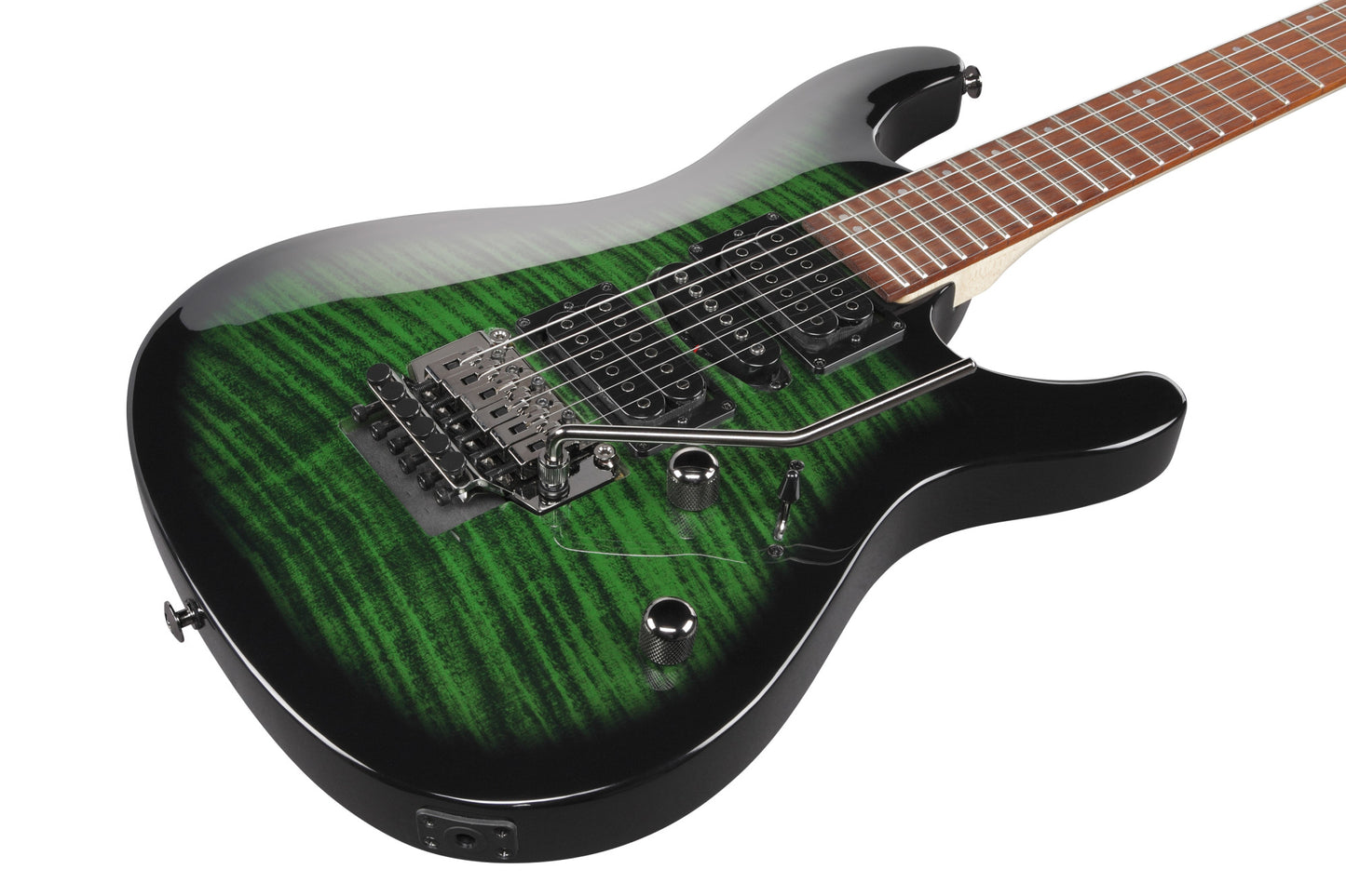 IBANEZ Kiko Loureiro Signature Electric Guitar 6-String - Transparent Emerald Burst