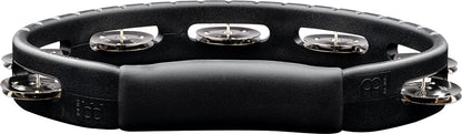 MEINL Percussion Headliner® Series Molded ABS Single-Row Tambourine - Black