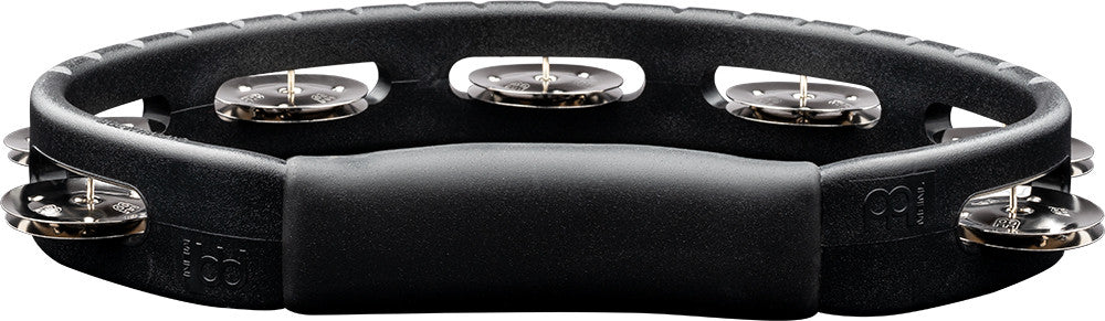 MEINL Percussion Headliner® Series Molded ABS Single-Row Tambourine - Black
