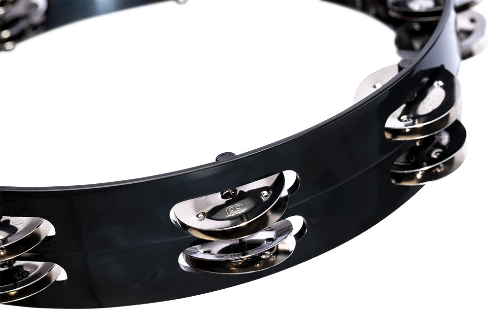 MEINL Percussion Headliner® Series Molded ABS Tambourine - 10" Black
