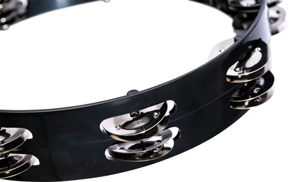 MEINL Percussion Headliner® Series Molded ABS Tambourine - 10" Black
