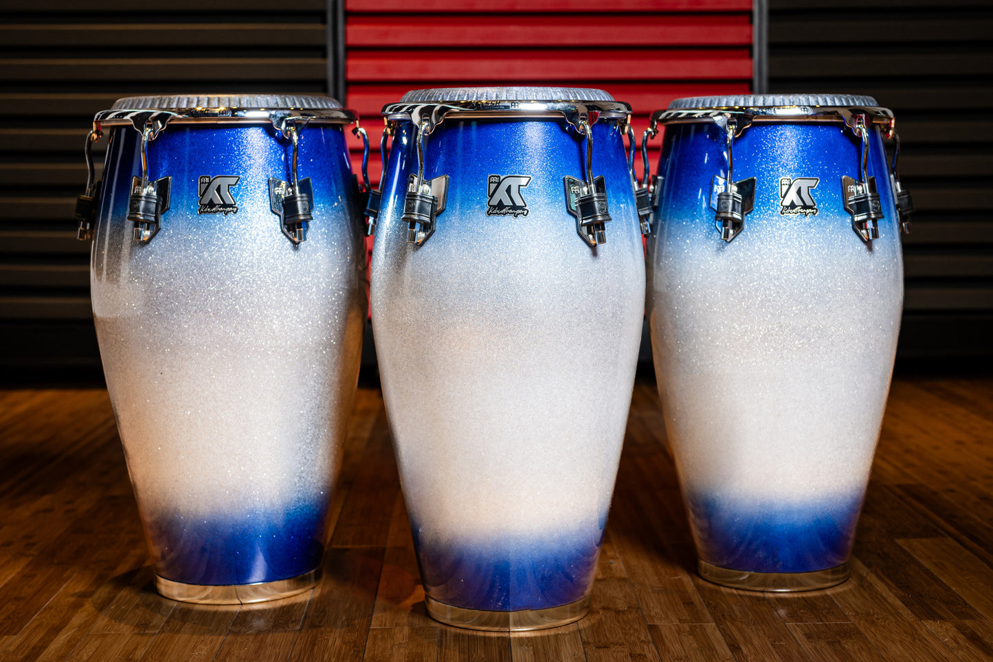 MEINL Percussion Artist Series William Kachiro Quinto 12 1/2" /REMO® Black Calfskin Skyndeep Heads - Electric Sky
