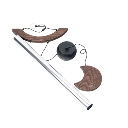 MEINL Sonic Energy Moon Meditation Chime 35"/88 cm - 432 Hz - Curved Suspension/Silver