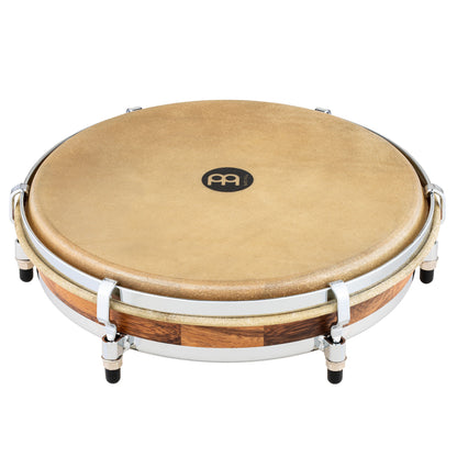 MEINL Percussion Pandero de Plena 12" Punteador, Chrome Hardware