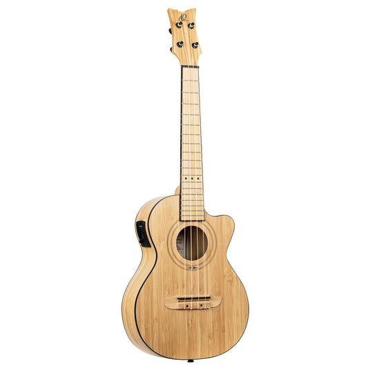 ORTEGA Bamboo Serie Tenor Ukulele 4 String - Solid Bamboo Natural + Bag