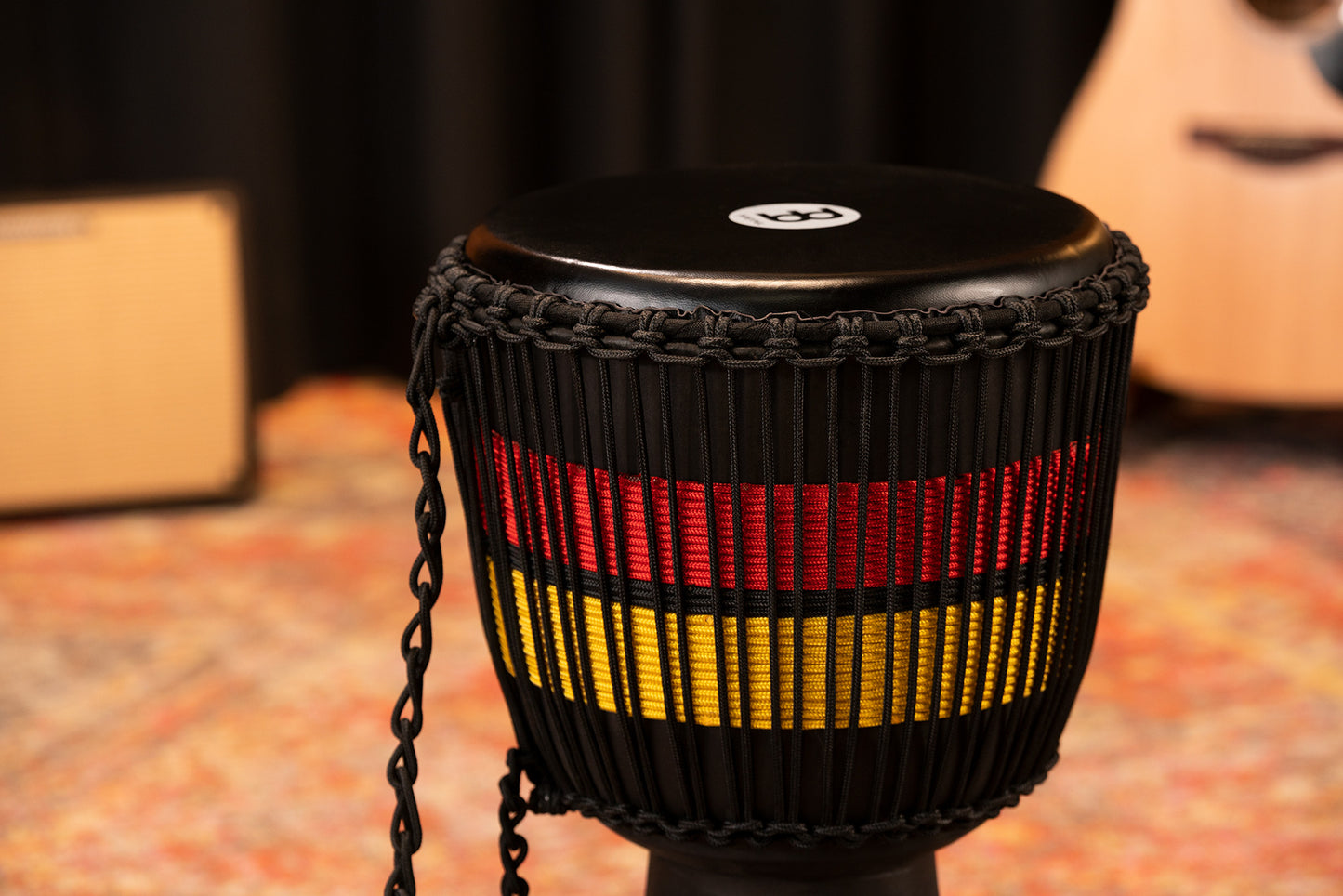 MEINL Percussion Original African Style Rope Tuned Wood Djembe - 12"